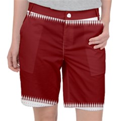 Christmas Red Graphic Pocket Shorts by artworkshop