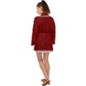 Christmas Red Graphic Long Sleeve Kimono View2