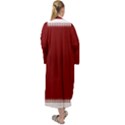 Christmas Red Graphic Maxi Velour Kimono View2