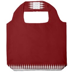 Christmas Red Graphic Foldable Grocery Recycle Bag by artworkshop