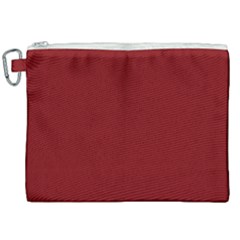 Christmas Red Graphic Canvas Cosmetic Bag (xxl)