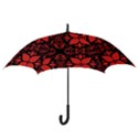 Christmas Red Black Xmas Gift Hook Handle Umbrellas (Medium) View3