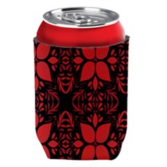 Christmas Red Black Xmas Gift Can Holder by artworkshop