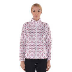 Christmas Pattern Red Stars Women s Bomber Jacket by artworkshop