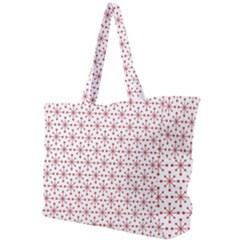 Christmas Pattern Red Stars Simple Shoulder Bag by artworkshop