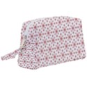 Christmas Pattern Red Stars Wristlet Pouch Bag (Large) View1