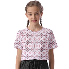 Christmas Pattern Red Stars Kids  Basic Tee by artworkshop