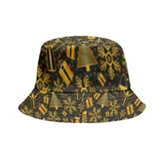 Christmas Background Seamless Inside Out Bucket Hat by artworkshop