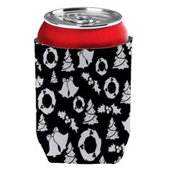 Black Card Christmas December Can Holder by artworkshop