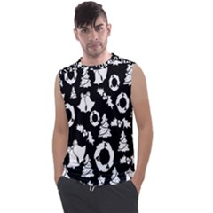 Black Card Christmas December Men s Regular Tank Top by artworkshop