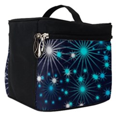 Abstract Pattern Snowflakes Make Up Travel Bag (small)