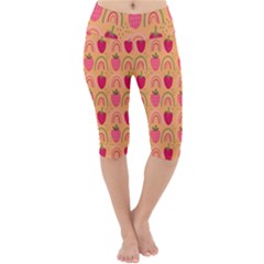 The Cutest Harvest   Lightweight Velour Cropped Yoga Leggings by ConteMonfrey