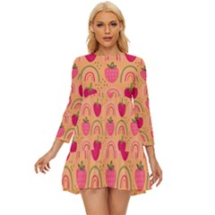 The Cutest Harvest   Long Sleeve Babydoll Dress by ConteMonfrey