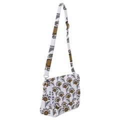 Daisy Minimalist Leaves Shoulder Bag With Back Zipper by ConteMonfrey