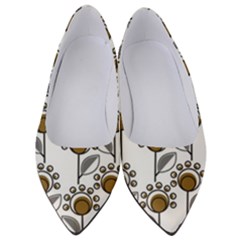 Daisy Minimalist Leaves Women s Low Heels by ConteMonfrey