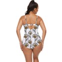 Daisy Minimalist Leaves Retro Full Coverage Swimsuit View4