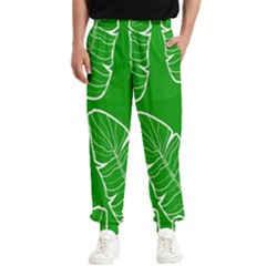 Green Banana Leaves Men s Elastic Waist Pants by ConteMonfrey