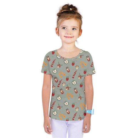 Wild Forest Friends   Kids  One Piece Tee by ConteMonfrey