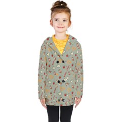 Wild Forest Friends   Kids  Double Breasted Button Coat by ConteMonfrey