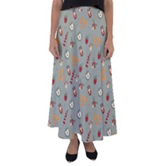 Wild Forest Friends   Flared Maxi Skirt by ConteMonfrey