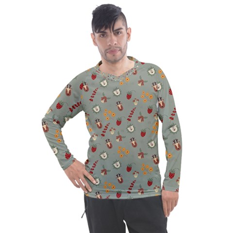 Wild Forest Friends   Men s Pique Long Sleeve Tee by ConteMonfrey