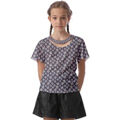 Little Spring Blossom  Kids  Front Cut Tee by ConteMonfrey