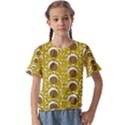 Minimalist Circles  Kids  Cuff Sleeve Scrunch Bottom Tee View1