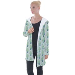 Cuteness Overload Of Cactus!  Longline Hooded Cardigan by ConteMonfrey