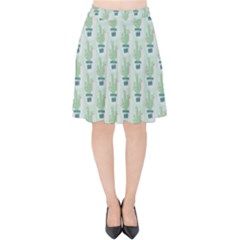 Cuteness Overload Of Cactus!  Velvet High Waist Skirt by ConteMonfrey