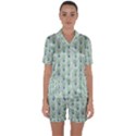 Cuteness Overload of Cactus!  Satin Short Sleeve Pajamas Set View1