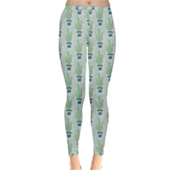 Cuteness Overload Of Cactus!  Inside Out Leggings by ConteMonfrey