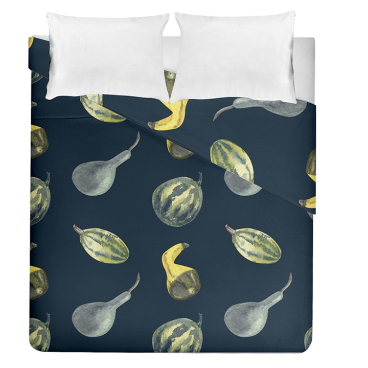 Vintage Vegetables Zucchini  Duvet Cover Double Side (Queen Size)