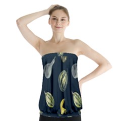 Vintage Vegetables Zucchini  Strapless Top by ConteMonfrey