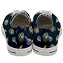 Vintage Vegetables Zucchini  Men s Low Top Canvas Sneakers View4