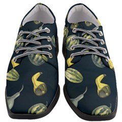 Vintage Vegetables Zucchini  Women Heeled Oxford Shoes by ConteMonfrey