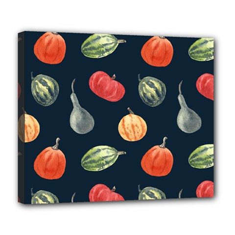 Vintage Vegetables  Deluxe Canvas 24  x 20  (Stretched)