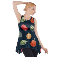 Vintage Vegetables  Side Drop Tank Tunic