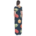 Vintage Vegetables  Short Sleeve Maxi Dress View2