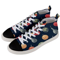 Vintage Vegetables  Men s Mid-top Canvas Sneakers by ConteMonfrey