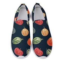 Vintage Vegetables  Women s Slip On Sneakers by ConteMonfrey