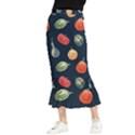 Vintage Vegetables  Maxi Fishtail Chiffon Skirt View1