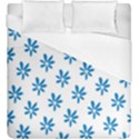 Little Blue Daisies  Duvet Cover (King Size) View1