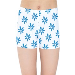 Little Blue Daisies  Kids  Sports Shorts by ConteMonfrey