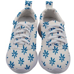 Little Blue Daisies  Kids Athletic Shoes by ConteMonfrey