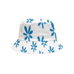 Little Blue Daisies  Inside Out Bucket Hat (kids) by ConteMonfrey