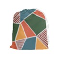 Geometric Colors   Drawstring Pouch (XL) View1