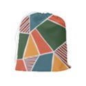 Geometric Colors   Drawstring Pouch (XL) View2