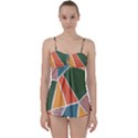 Geometric Colors   Babydoll Tankini Set View1