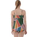 Geometric Colors   Babydoll Tankini Set View2