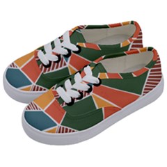 Geometric Colors   Kids  Classic Low Top Sneakers by ConteMonfrey